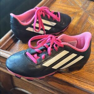 adidas girls cleats - Black and Pink